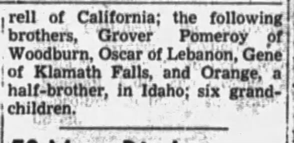 Clipping from Albany Democrat-Herald